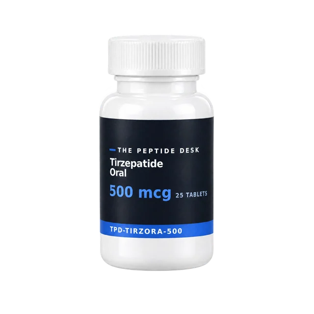 Tirzepatide Oral, lab analysis 500mcg/25tabs